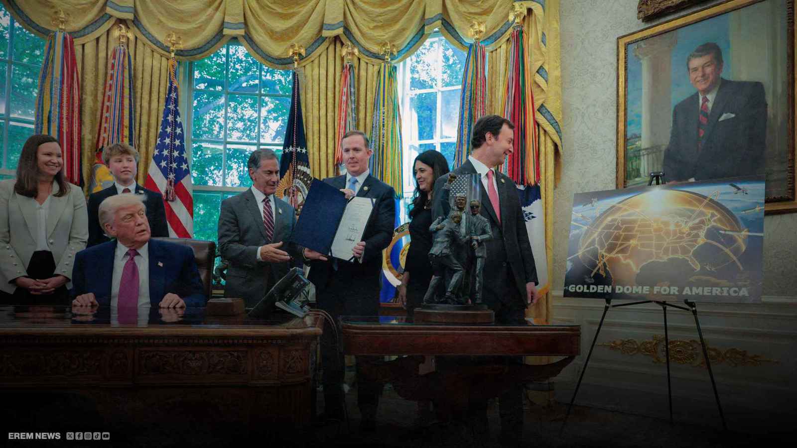 ستحبط الهجمات من الفضاء.. ترامب يكشف عن مشروع "القبة الذهبية"