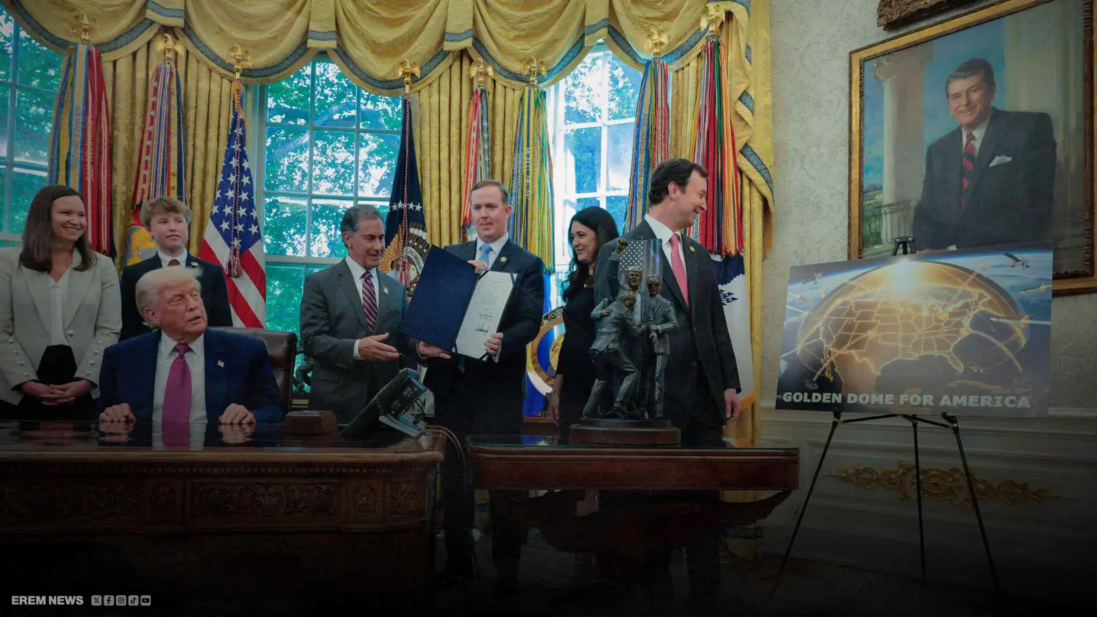 ستحبط الهجمات من الفضاء.. ترامب يكشف عن مشروع "القبة الذهبية"