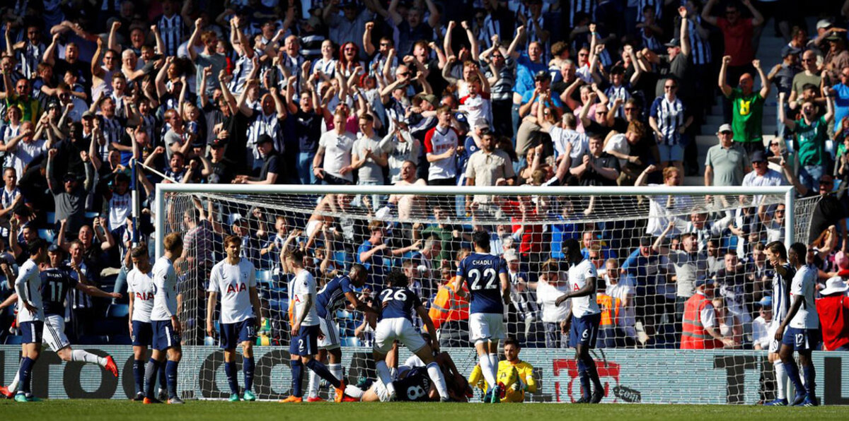 جدول ترتيب الدوري الإنجليزي بعد خسارة توتنهام أمام وست بروميتش (صورة)
