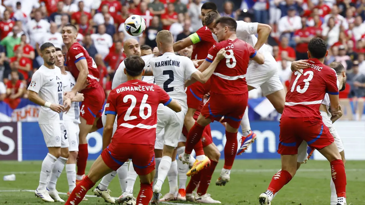 يورو 2024: صربيا تخطف تعادلا دراميًا أمام سلوفينيا