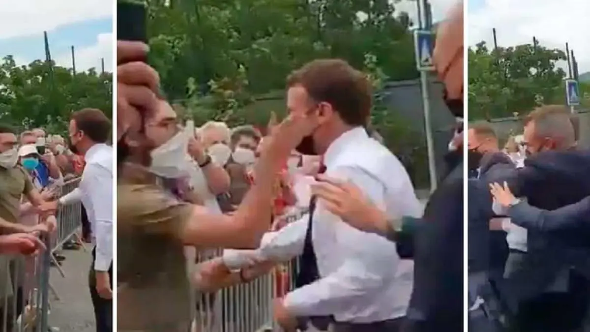 صفع ماكرون.. ضبط أسلحة وكتاب "كفاحي" لهتلر لدى أحد المشتبه بهم