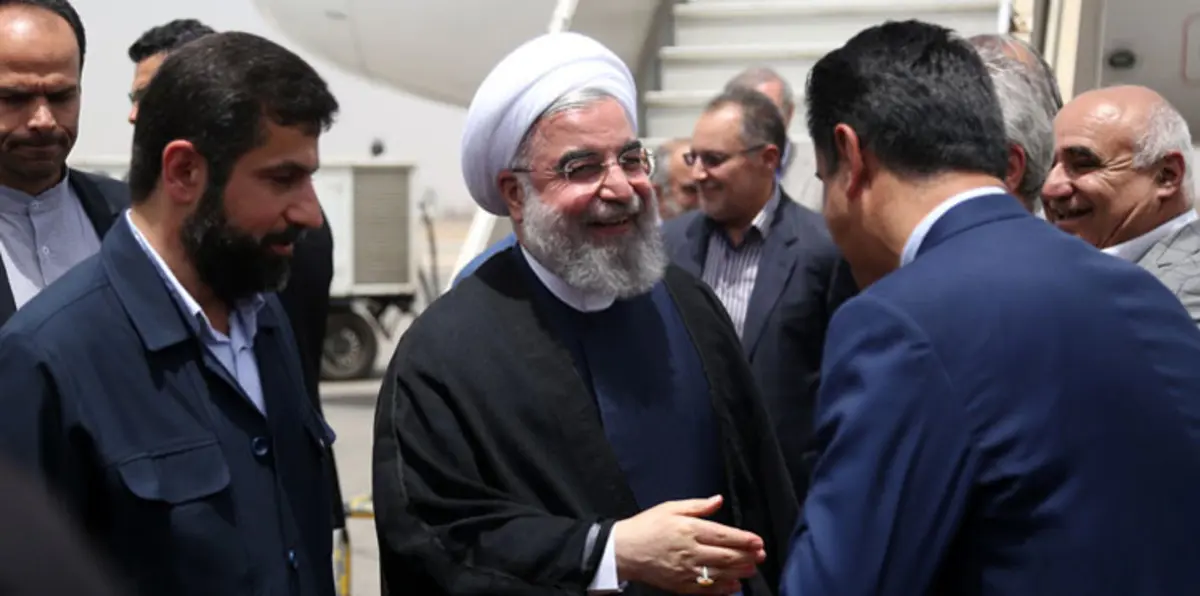 بالصور.. الأحوازيون يستقبلون روحاني بطريقة ساخرة