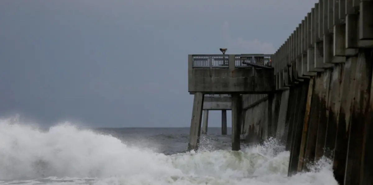 سقوط أول قتيل في فلوريدا جراء الإعصار "مايكل" (فيديو)