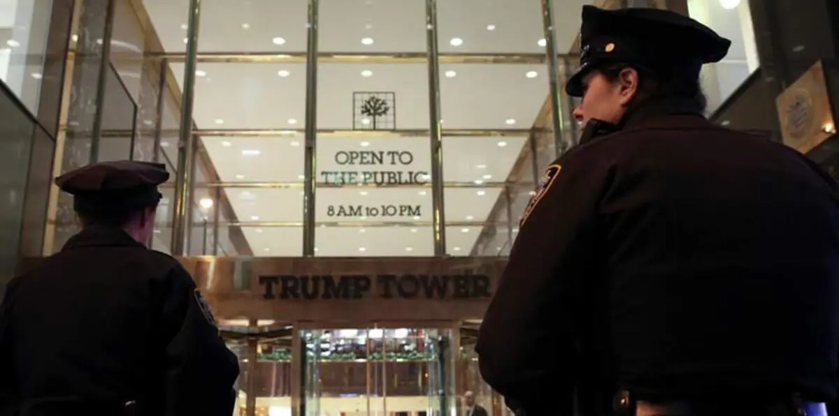 "مسحوق أبيض" داخل برج ترامب والشرطة تحقق