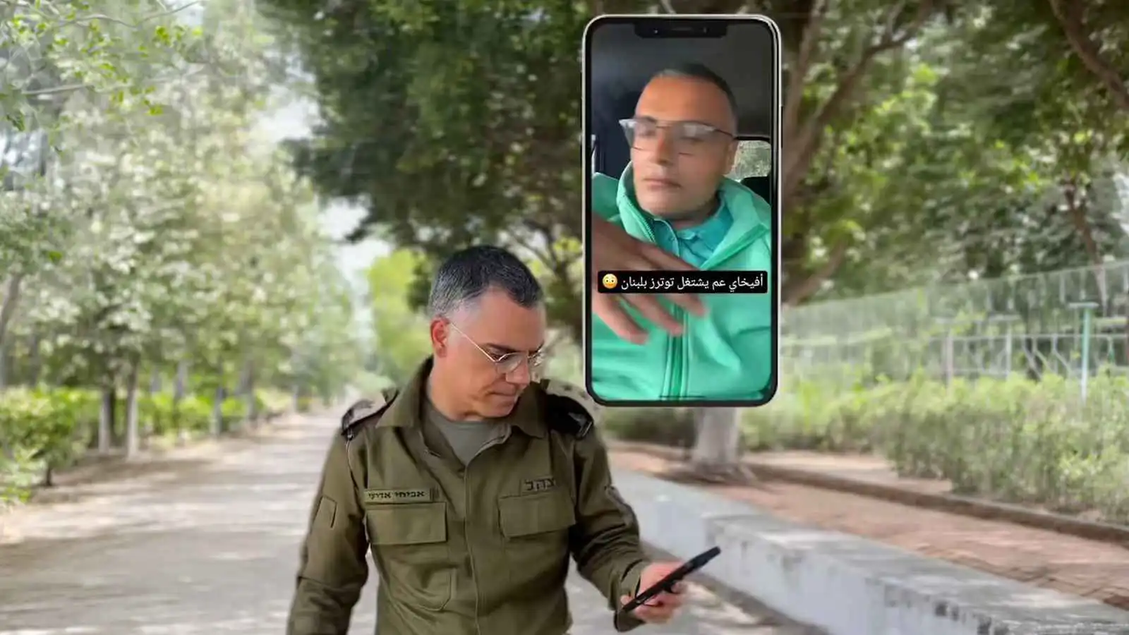 "بضاعة مقلدة".. هجوم كاسح من أدرعي على شبيهه اللبناني (فيديو إرم)