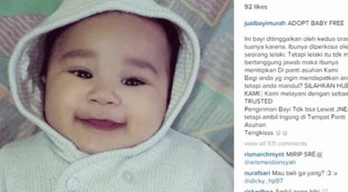 حساب على "انستجرام" يطرح أطفالًا حديثي الولادة للبيع (صور)