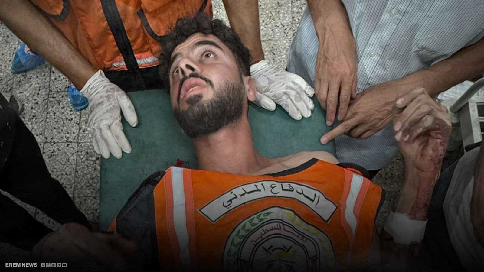 أثناء محاولته إنقاذ مصابين.. نوح الشغنوبي يروي تفاصيل استهدافه في غزة