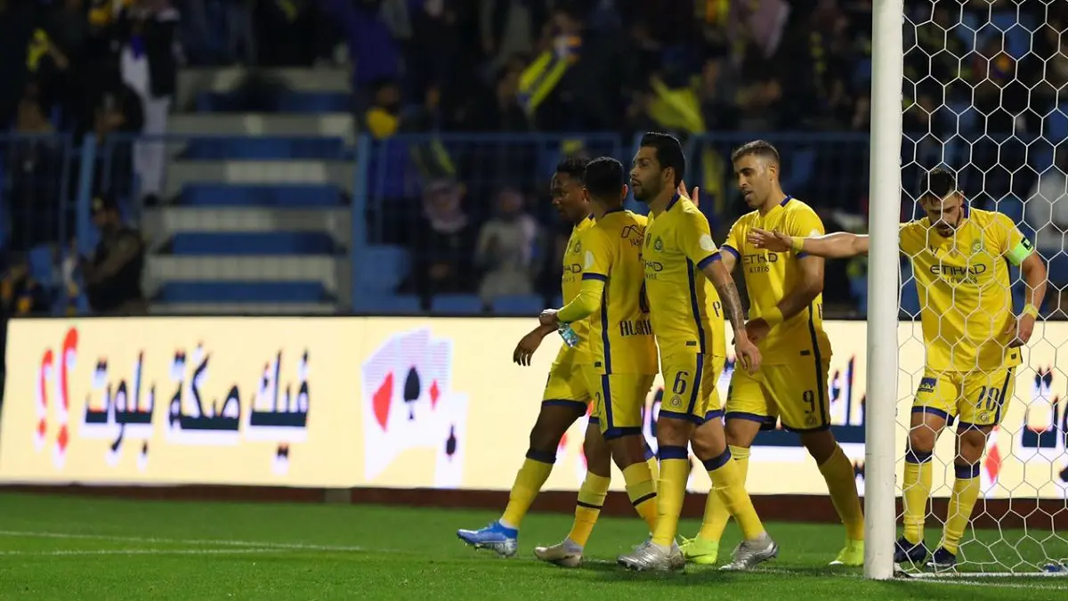 هدف مباراة النصر والاتفاق.. عبدالرزاق حمدالله يضع العالمي في المقدمة (فيديو)