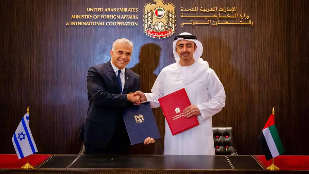 هكذا رأى وزيرا خارجية الإمارات وإسرائيل اتفاق السلام بعد عام من توقيعه