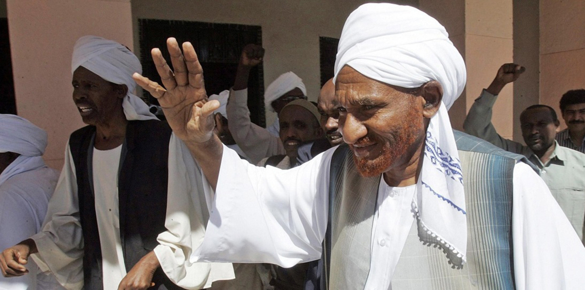 الصادق المهدي: إسرائيل دعمت انفصال كردستان لدعم خطتها لتقسيم المنطقة