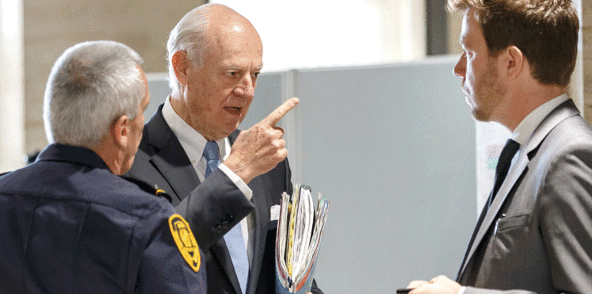 دي ميستورا: تفجيرات دمشق تهدف لتعطيل محادثات السلام