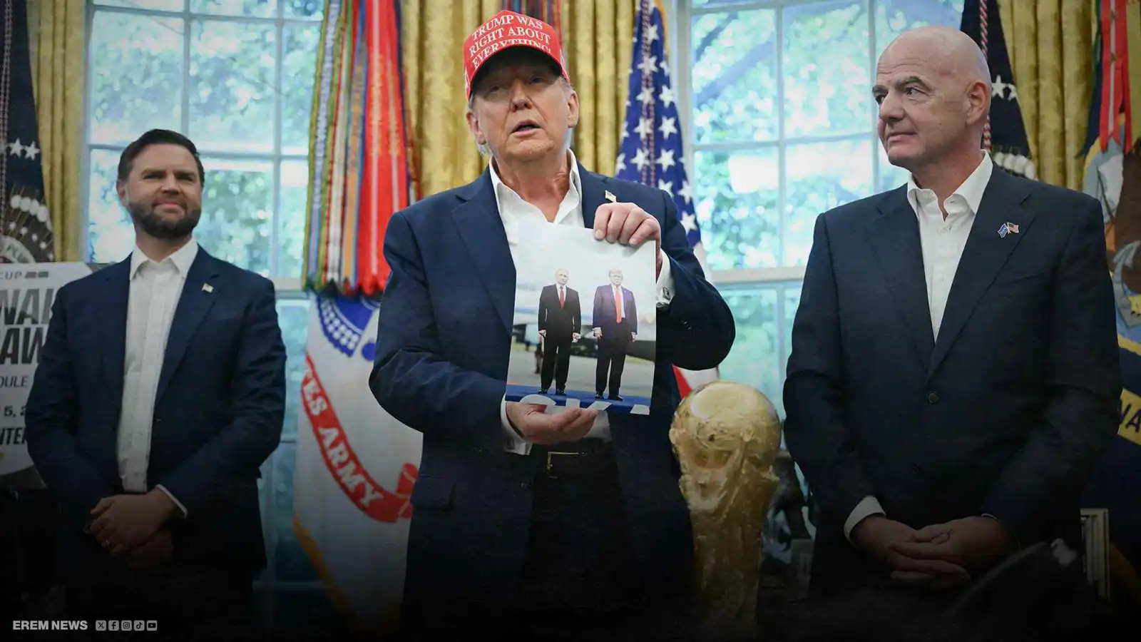 ترامب يربك الفيفا بصورة بوتين.. هل يحضر القيصر كأس العالم؟