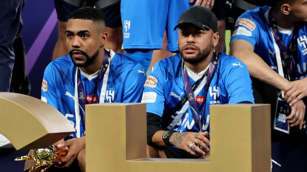 سر تكرار سالم الدوسري ومالكوم الاحتفال نفسه أمام الاتحاد (صور)