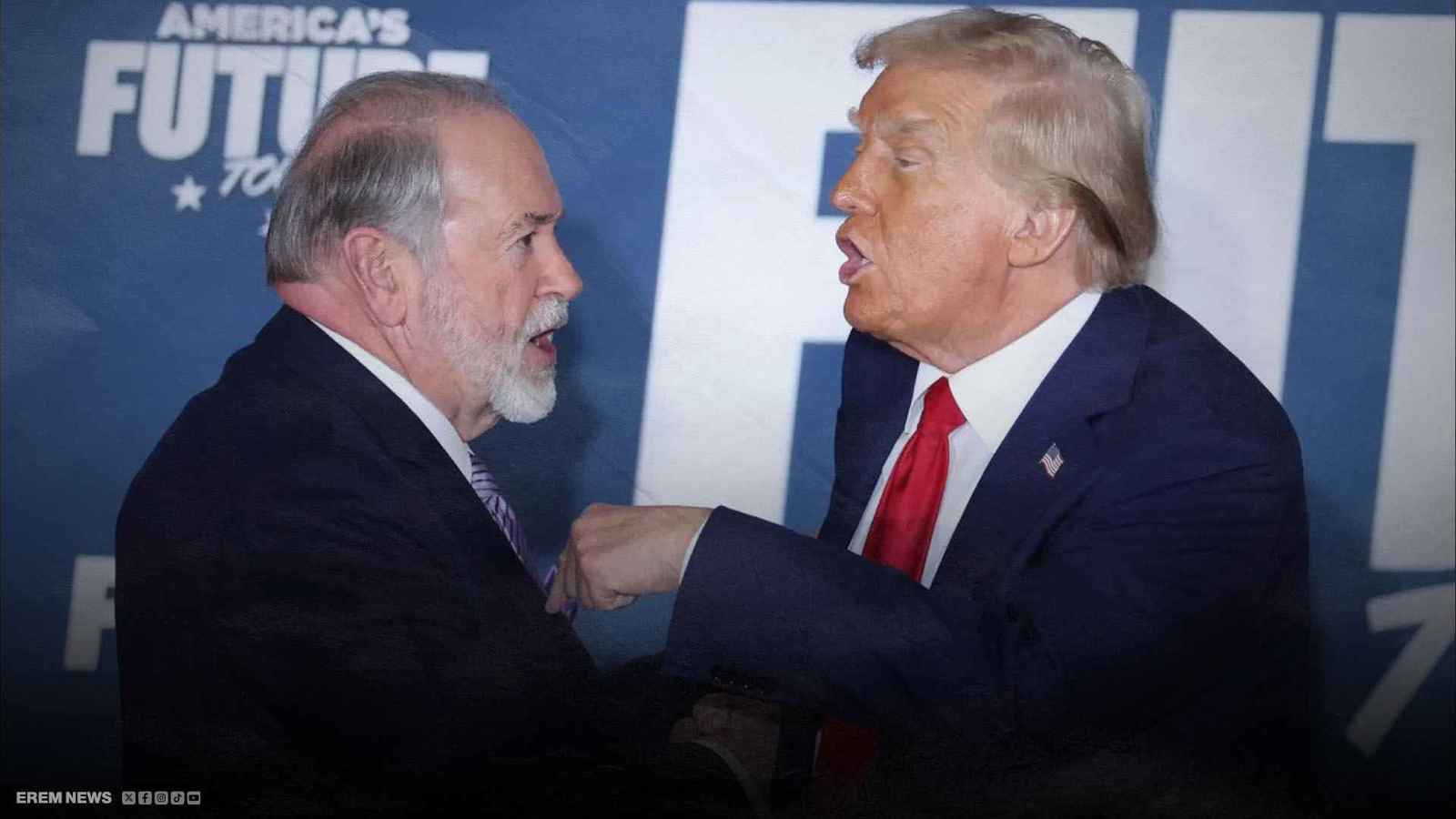  مايك هاكابي وترامب