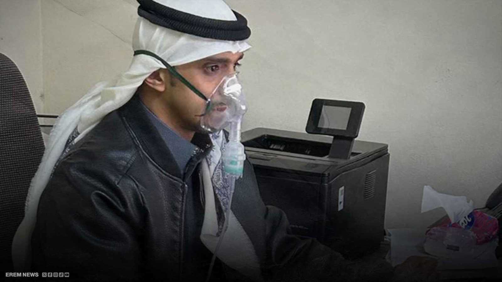 يؤدي عمله بأسطوانة أكسجين.. موظف سعودي يهز مواقع التواصل (فيديو إرم)