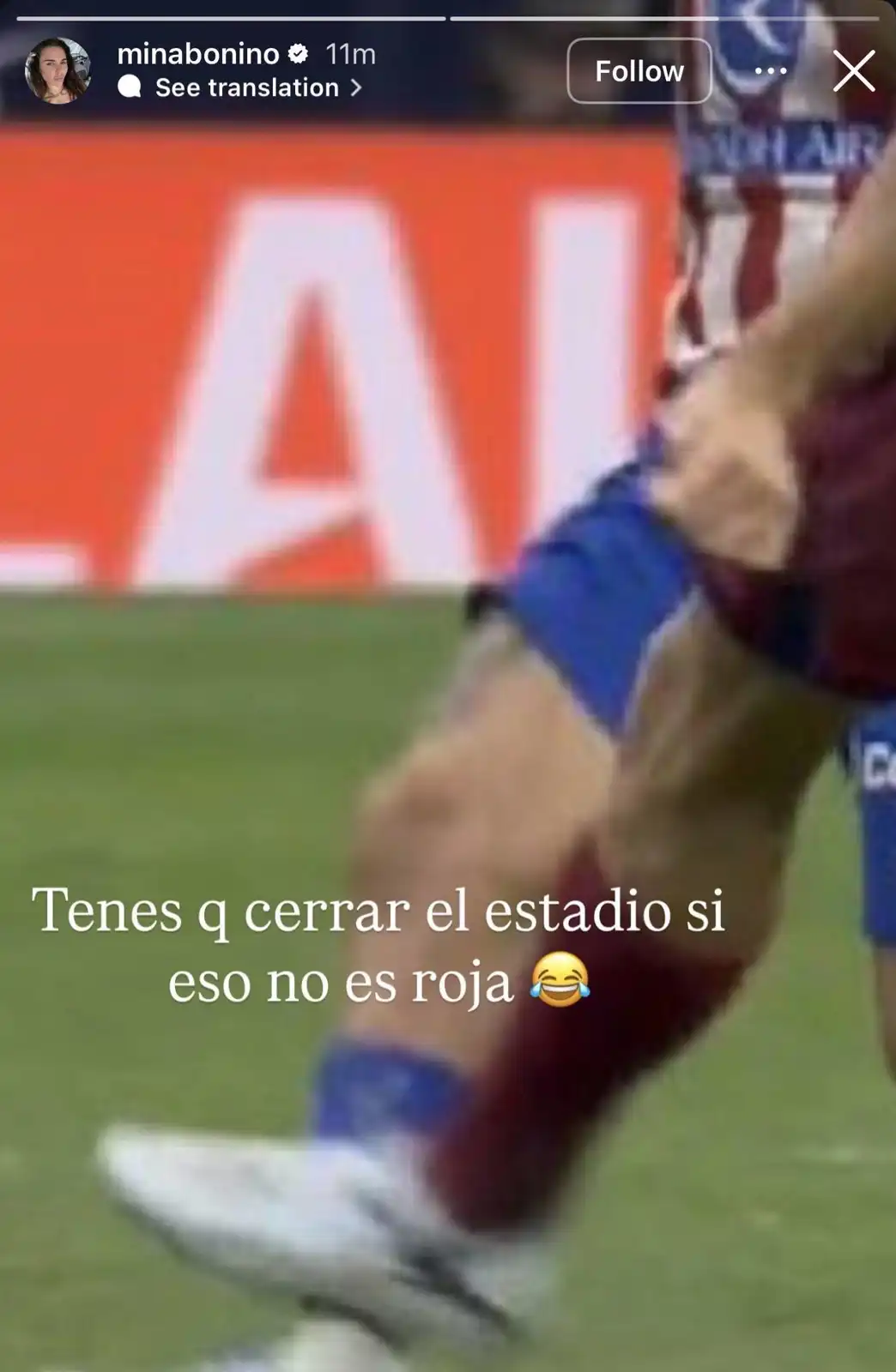 تعليق زوجة فالفيردي على قرار حكم مباراة برشلونة وأتلتيكو مدر