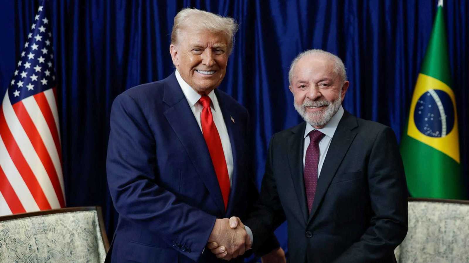 ترامب ولولا داسيلفا يتفقان على التعاون في مكافحة الجريمة المنظمة