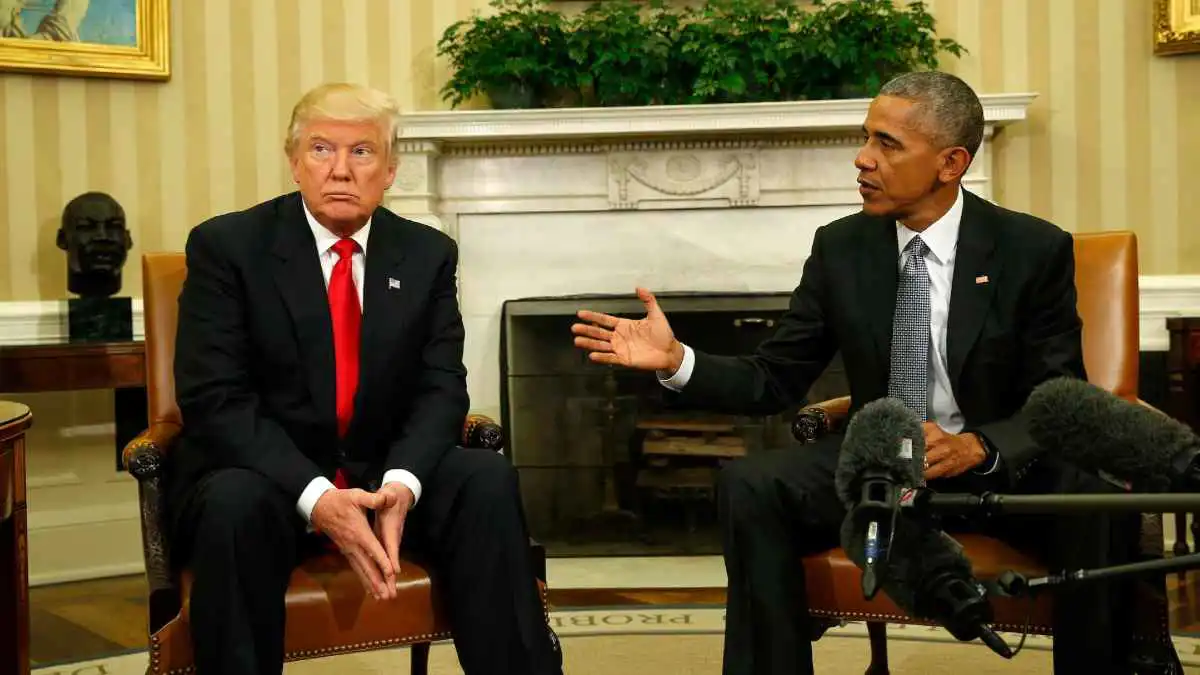 ترامب يتهم أوباما بكشف معلومات سرية عن الكائنات الفضائية (فيديو)