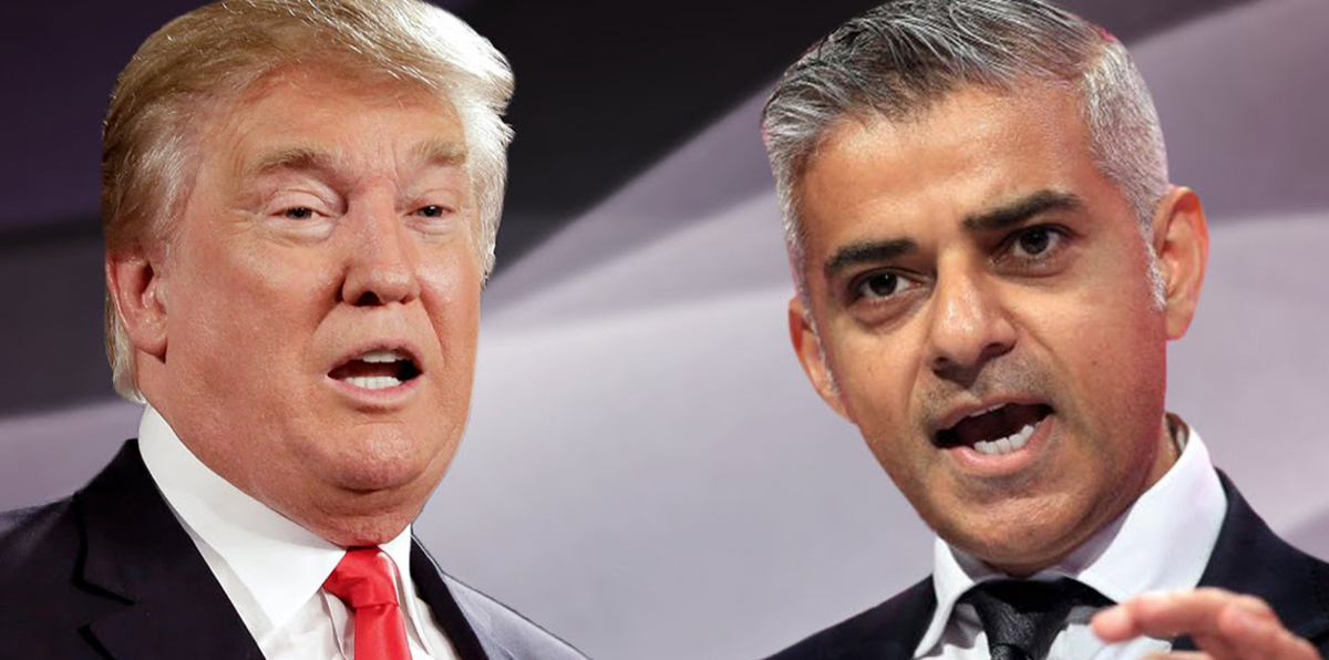 ترامب ينتقد تعامل صادق خان مع هجوم لندن