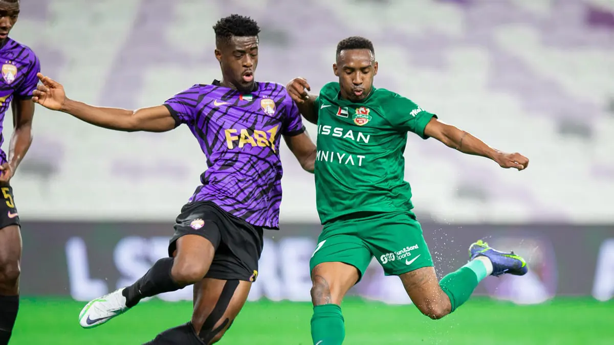 الموعد والقنوات الناقلة والتشكيل المتوقع لمباراة العين ضد شباب الأهلي دبي في نهائي كأس الرابطة