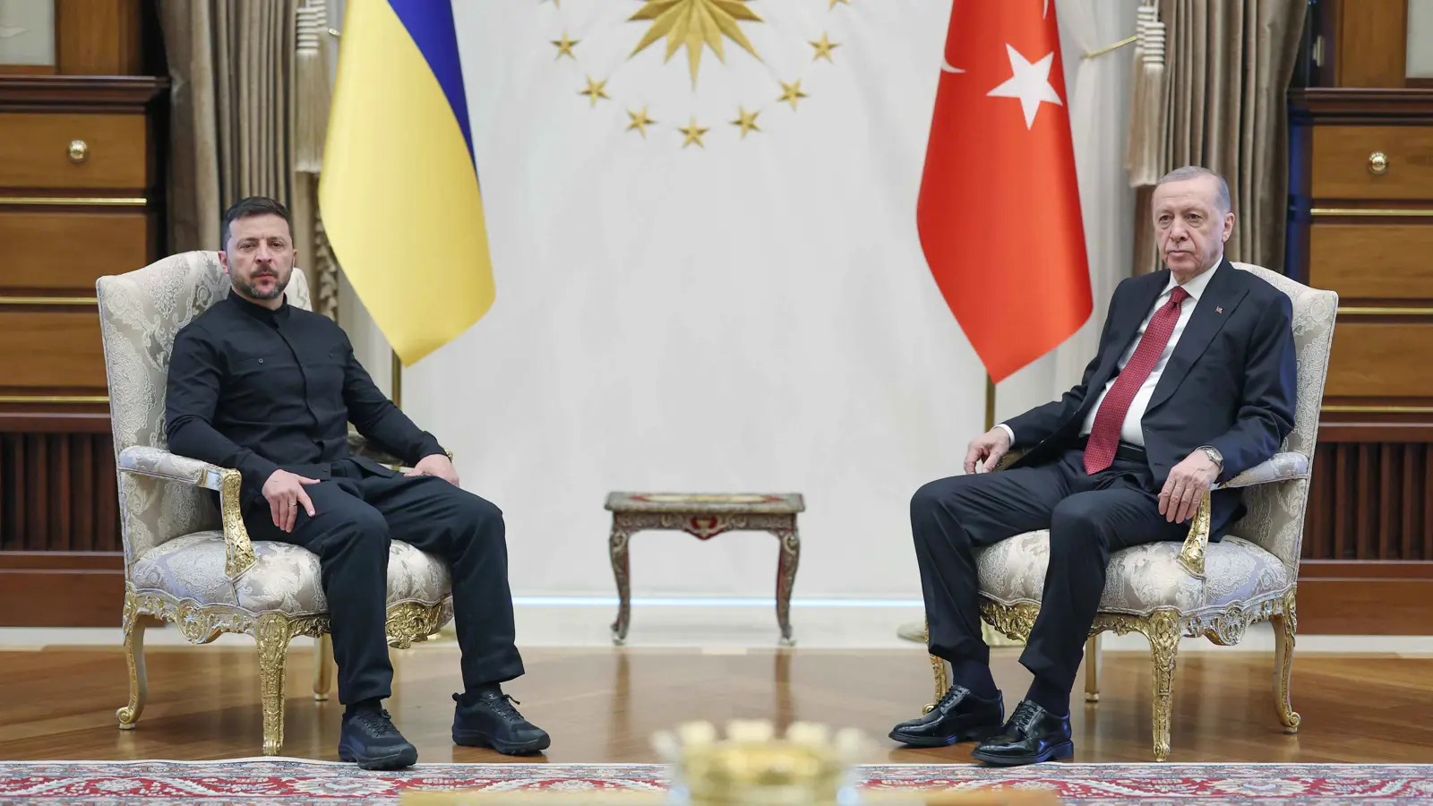 انتهاء المحادثات بين أردوغان وزيلينسكي في أنقرة