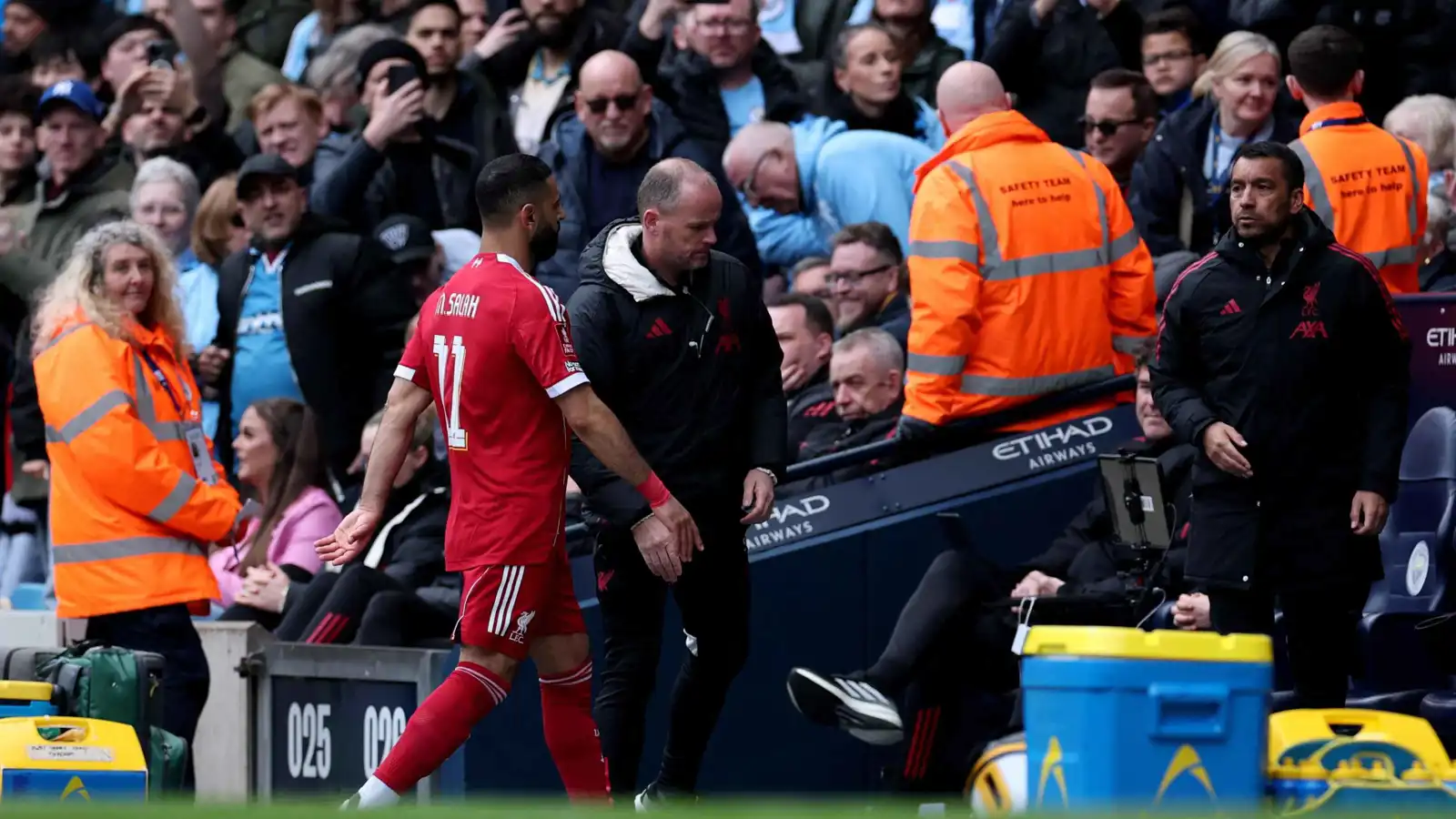 ضياع لقب جديد.. تقييم وإحصائيات كارثية لمحمد صلاح ضد مانشستر سيتي