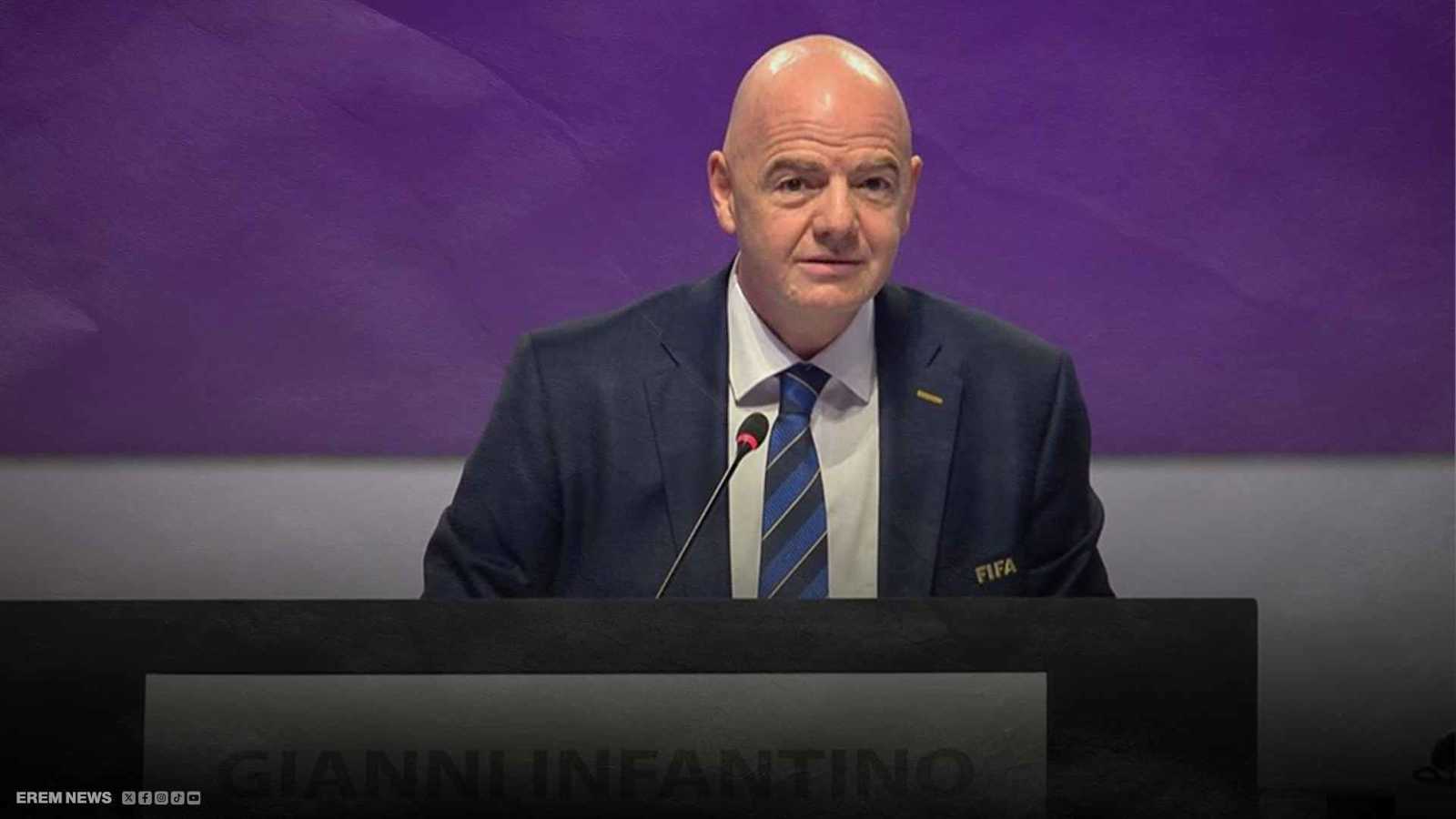 الفيفا تحت المجهر.. شكوى رسمية ضد إنفانتينو بسبب "الحياد السياسي" (فيديو إرم)