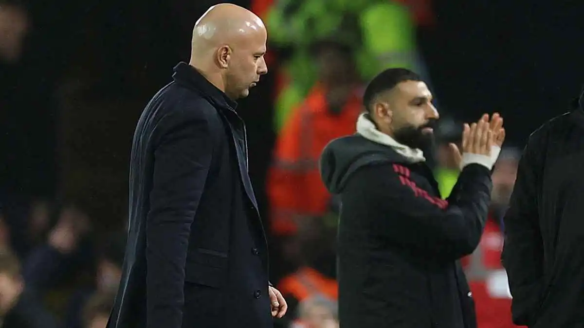 محمدصلاح وآرني سلوت