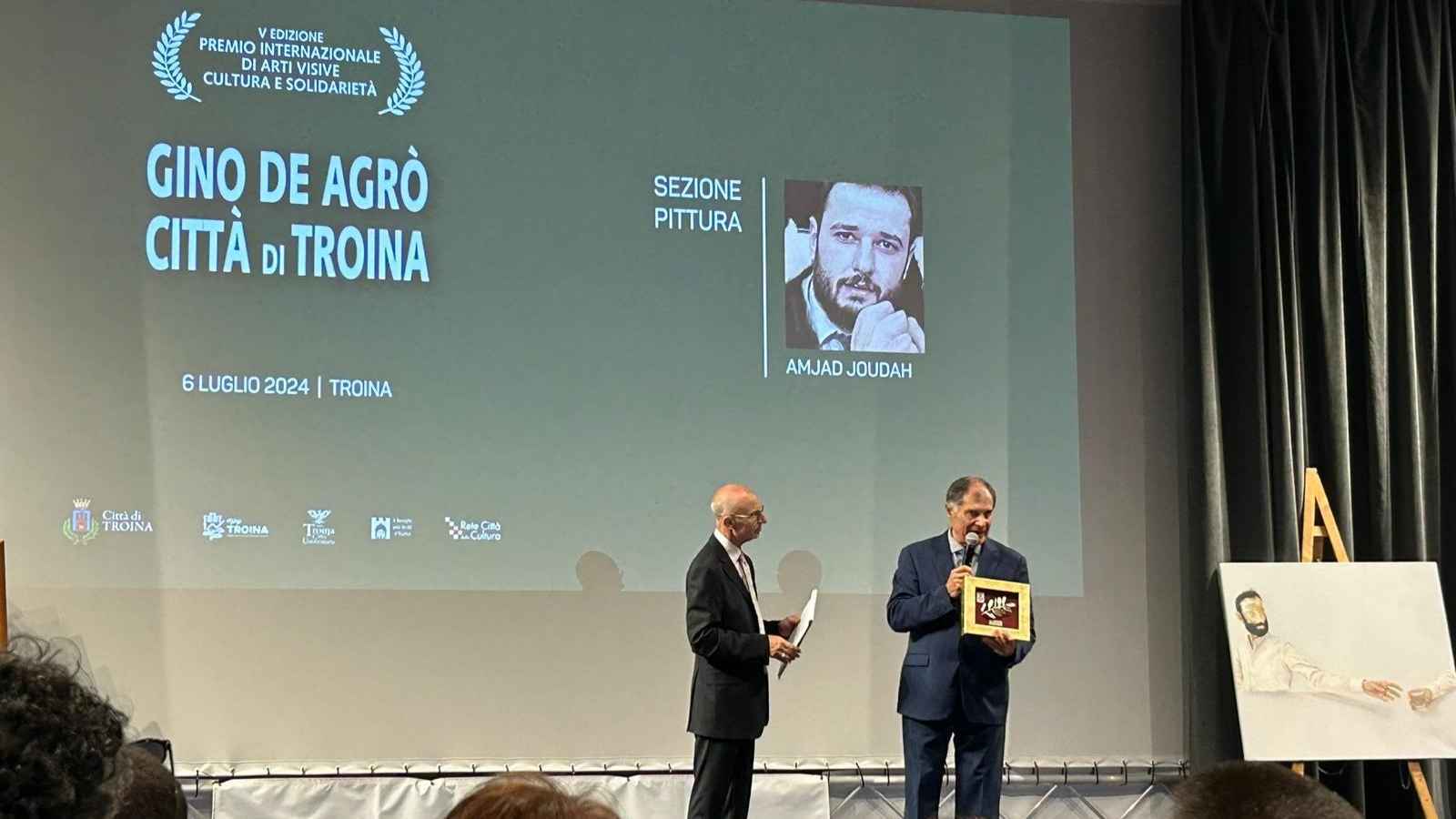 فنان تشكيلي سوري يحصل على جائزة "دي أغرو" الإيطالية