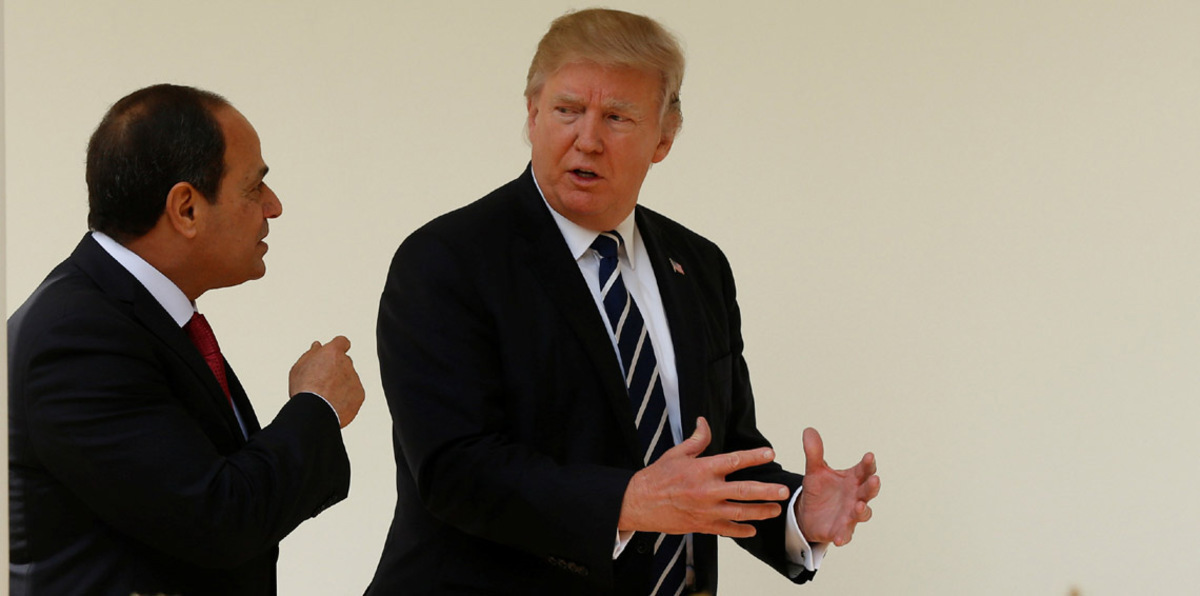 في رابع اتصال له.. ترامب يبحث مع السيسي أزمة قطر  ودول الخليج