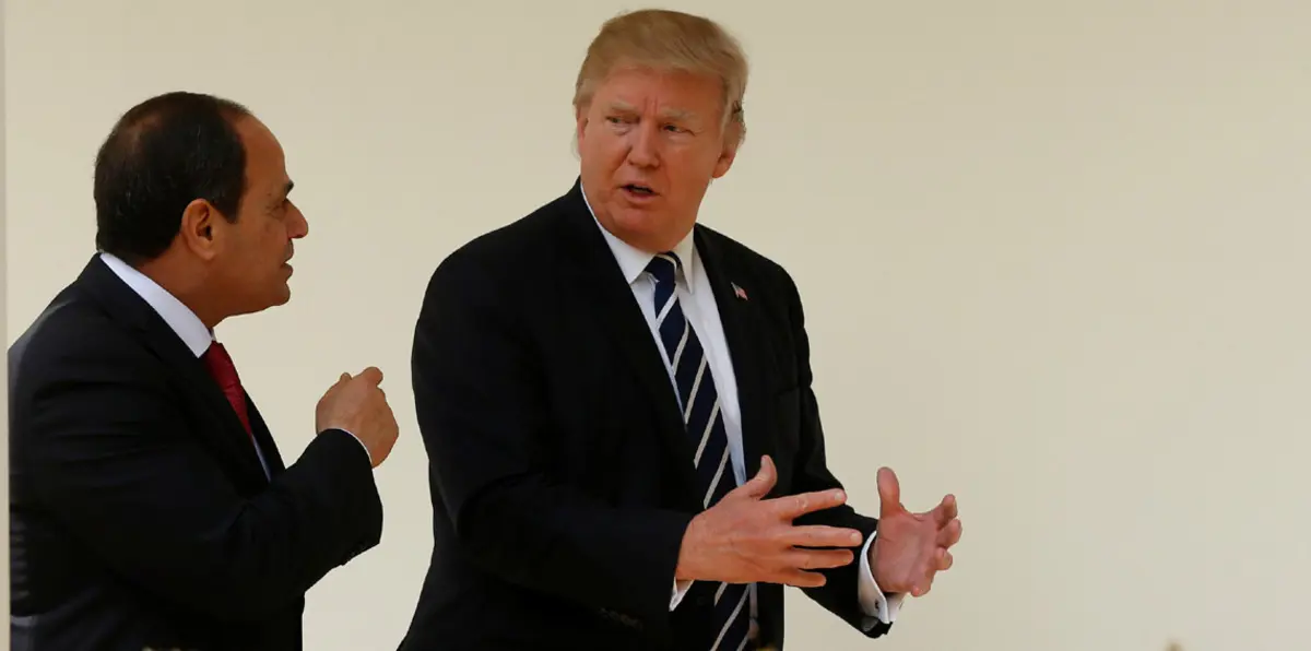 في رابع اتصال له.. ترامب يبحث مع السيسي أزمة قطر  ودول الخليج