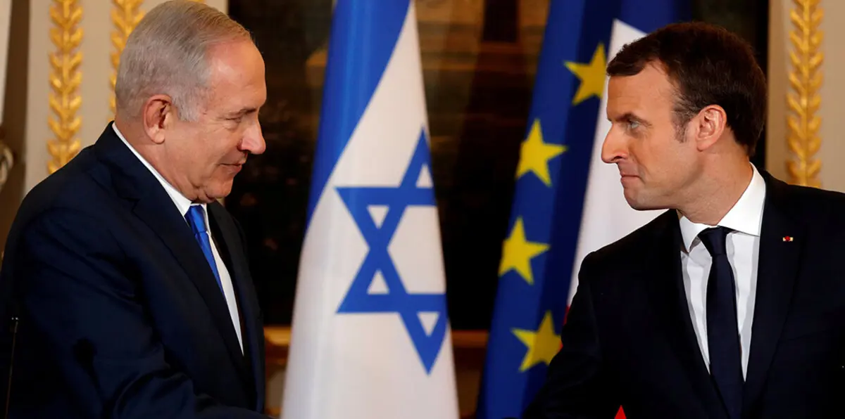 نتنياهو يضغط على ماكرون لتشكيل محور مشترك ضد إيران