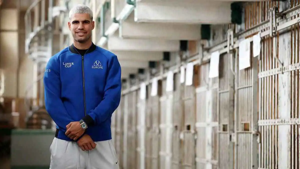 لماذا ظهر ألكاراز في أشهر سجن بالولايات المتحدة؟ (صور)