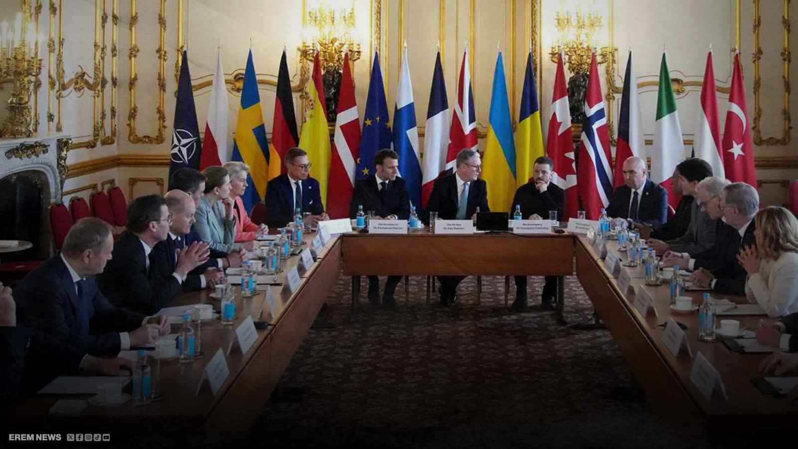 زيلينسكي يجتمع مع قادة أوروبا