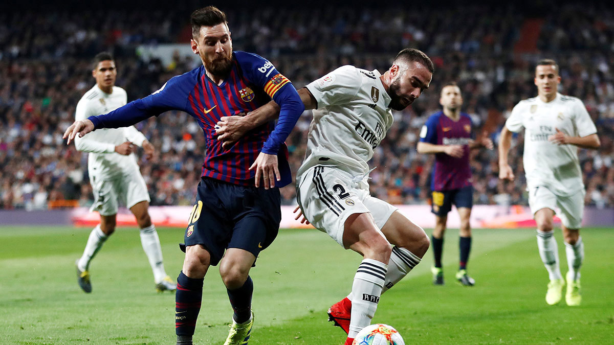 مباراة ريال مدريد وبرشلونة.. كارفاخال يرفع الراية البيضاء وراكيتيتش يرفض الاحتفال المبكر