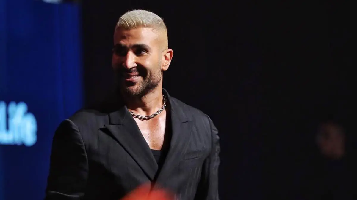 أحمد سعد ينجو من حادث مروع (صورة)