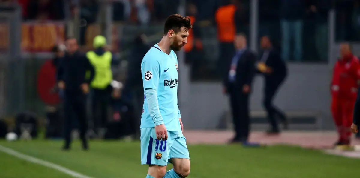 أول تعليق من ميسي بعد خسارة نادي برشلونة التاريخية أمام روما‎