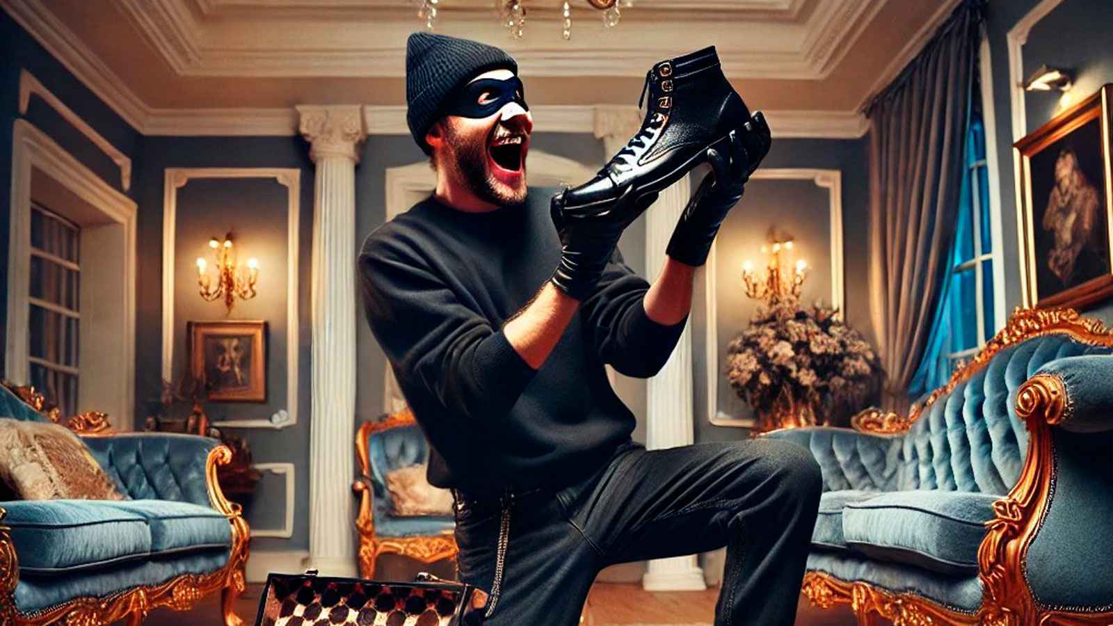 تركيا.. فيديو طريف لفرحة لصوص أحذية بـ"صيد ثمين"