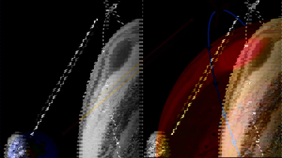 البقعة الحمراء العظيمة بكوكب المشتري أعمق بكثير مما كان متوقعا