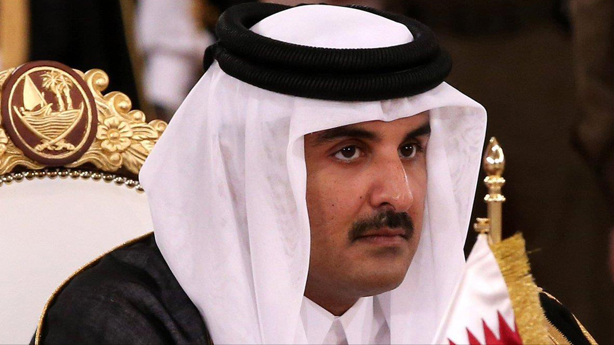 أمير قطر ورئيس إيران يبحثان تطورات الأوضاع بالمنطقة