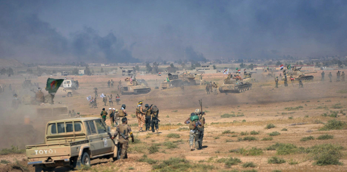 الجيش العراقي يقتحم الحويجة لتحريرها من قبضة داعش