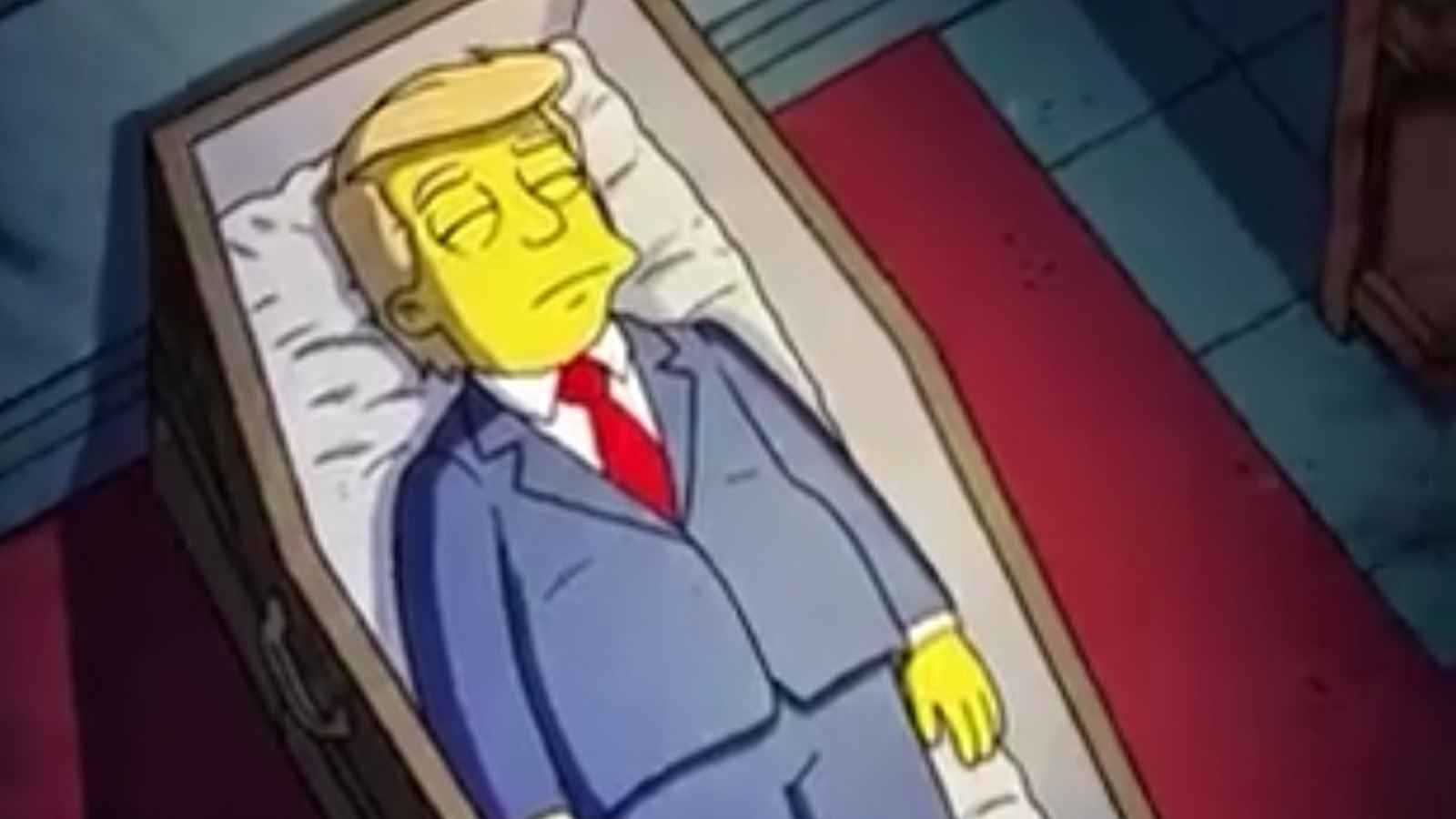 سيمبسون يتنبأ بموت ترامب