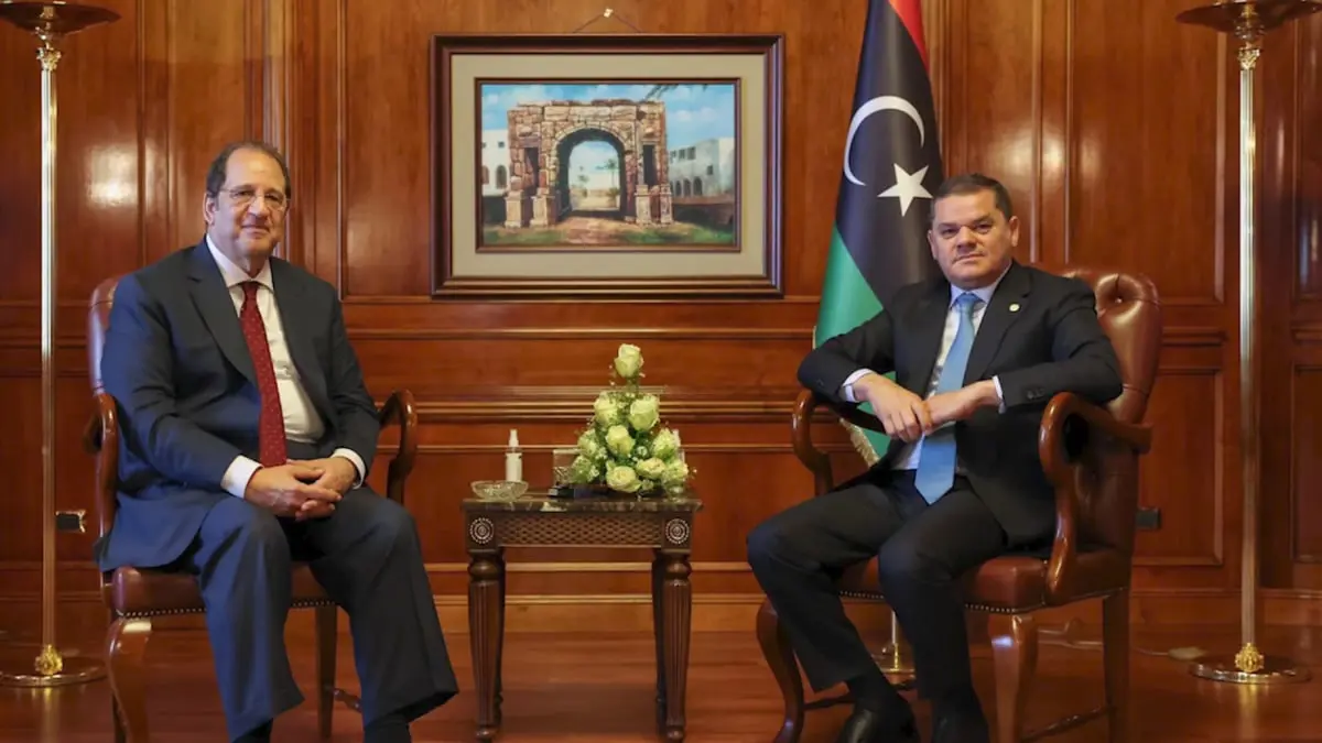 الدبيبة يلتقي رئيس المخابرات المصرية في طرابلس
