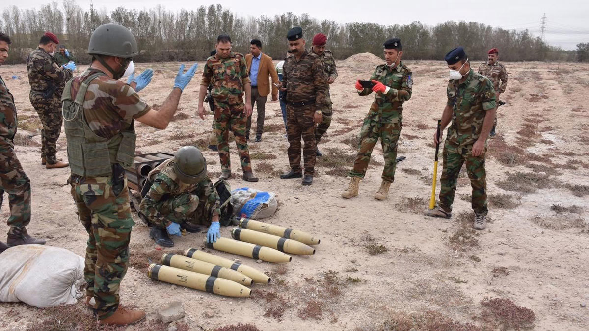 العراق ..هجوم صاروخي على شركة نفط أمريكية في البصرة (فيديو)
