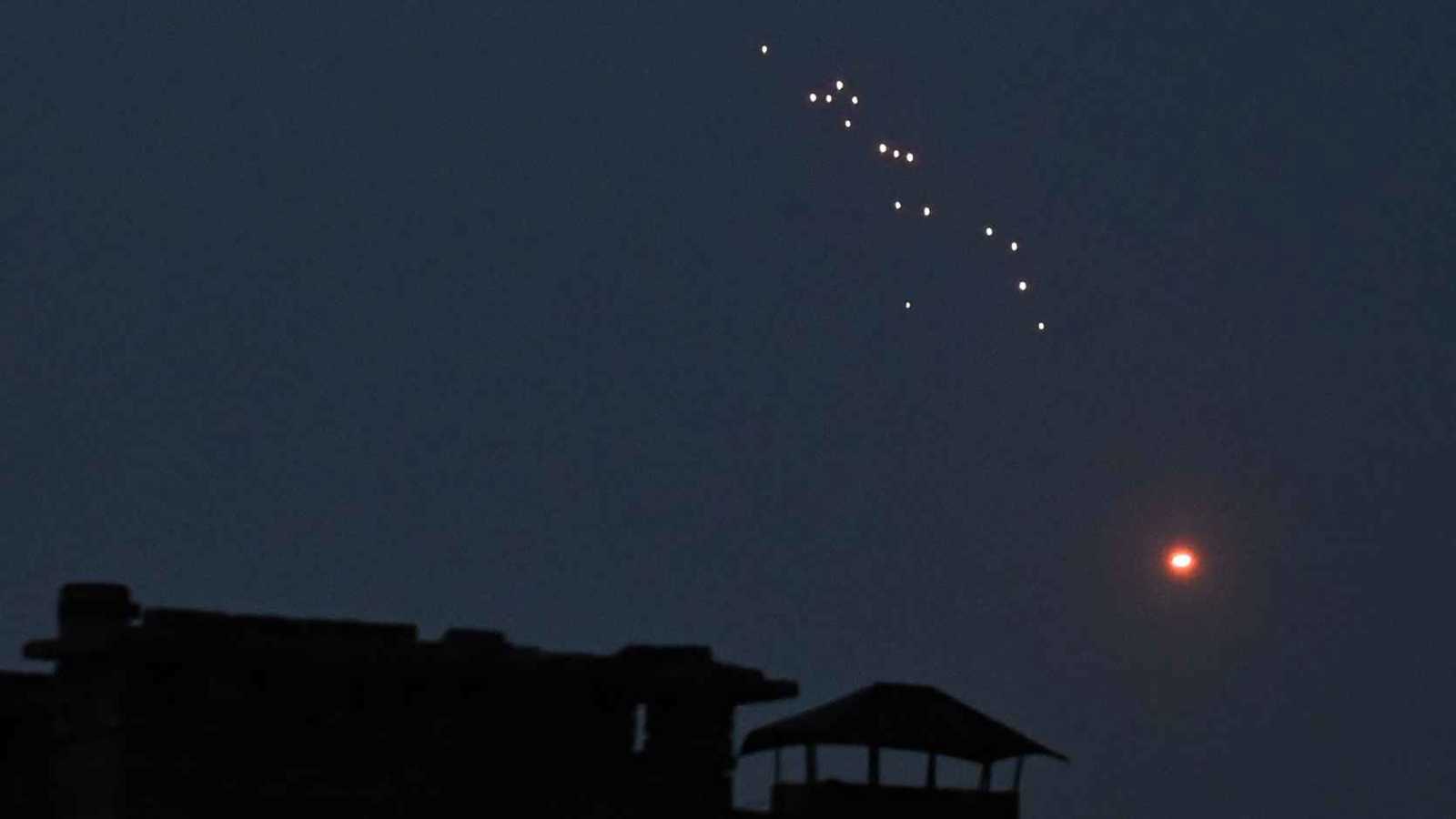 دفاعات أوكرانية تتصدى لمسيرات روسية 