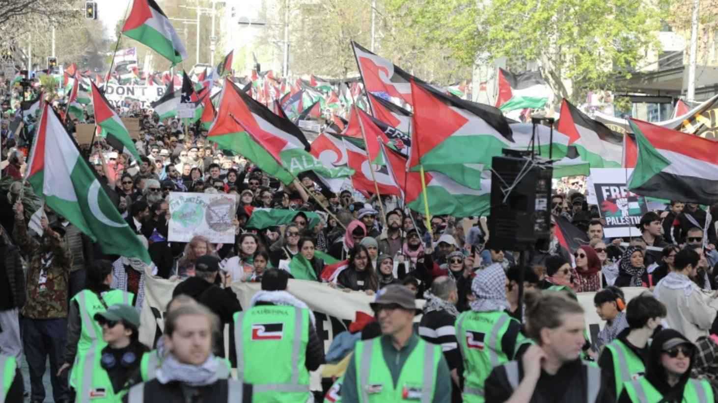 الأضخم في نيوزيلندا.. أوكلاند تشهد مسيرة حاشدة مؤيدة لغزة (فيديو)