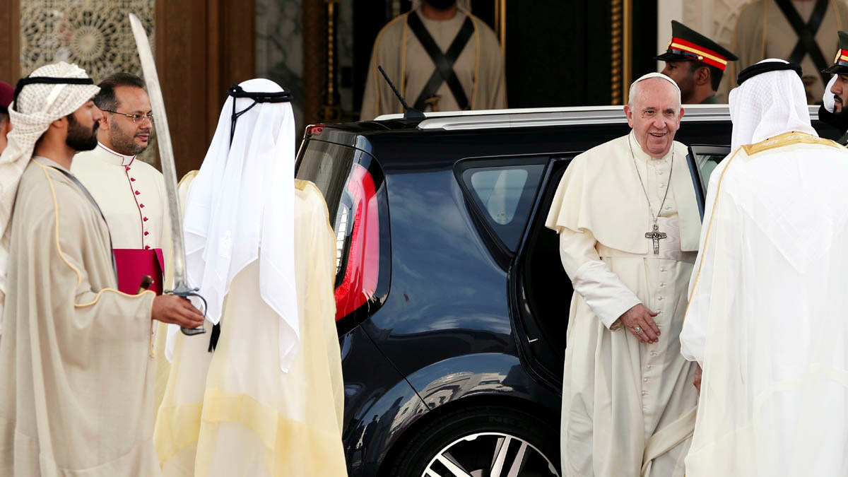 البابا فرنسيس في الإمارات