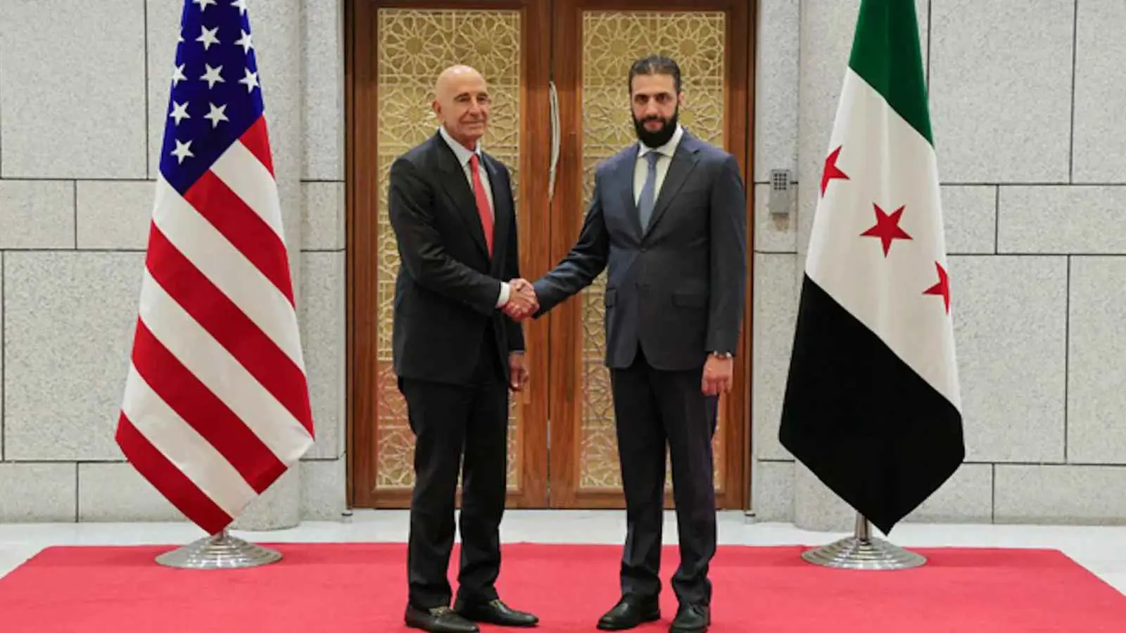 الشرع ومبعوث ترامب لسوريا