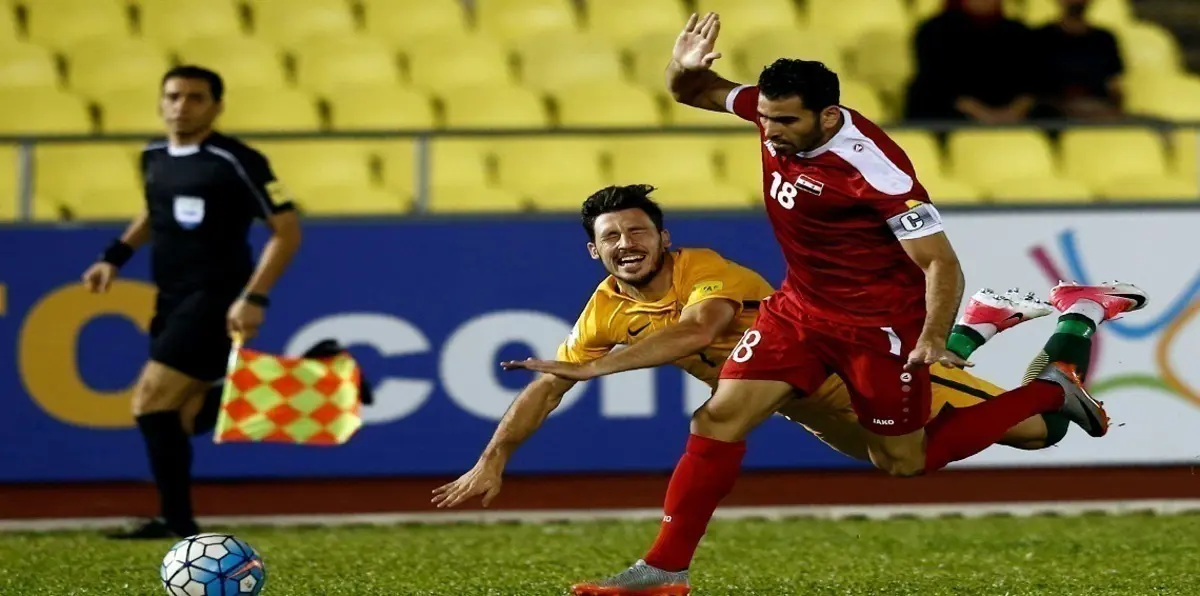 مباراة سوريا وأستراليا.. تصدٍ رائع من إبراهيم عالمة (فيديو)