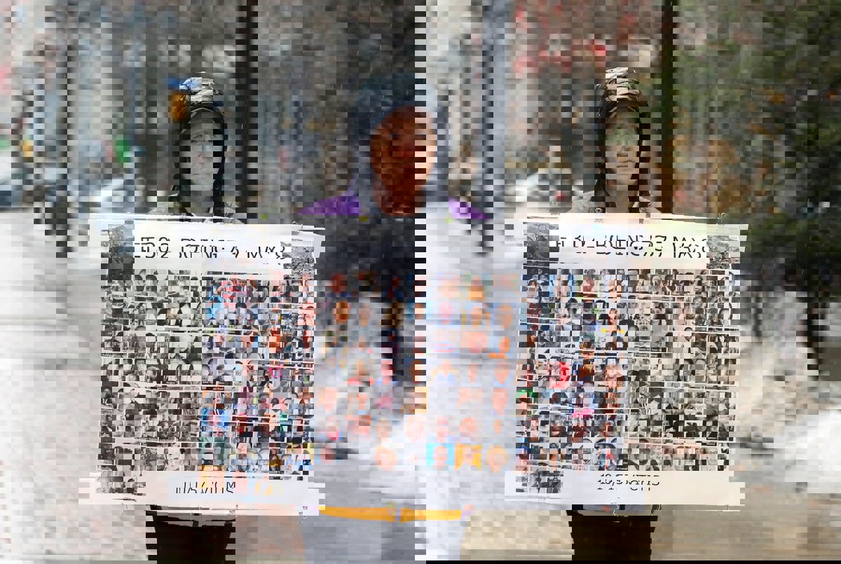 ضحايا حوادث طائرات "بوينغ ماكس" يطالبون بغرامة ضخمة‎